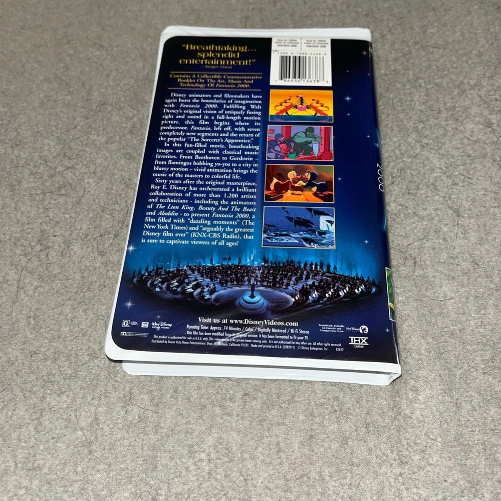 Disney’s Fantasia 2000 VHS Movie